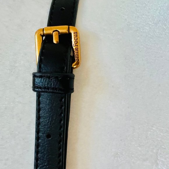 NWT Smile Focus Celestial Eye Embroidered Black Leather Crossbody Luxury Handbag - Picture 11 of 16